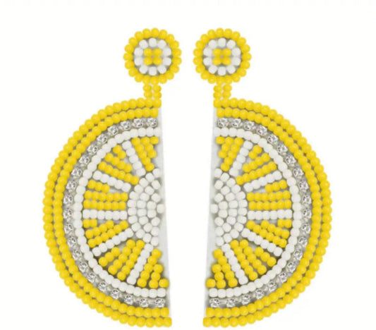 Lemon Earrings - Lady Dorothy Boutique