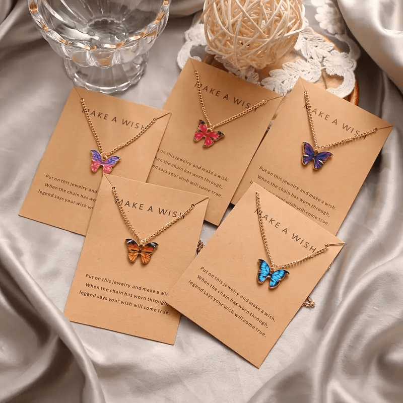 Make A Wish Butterfly Necklace - Lady Dorothy Boutique