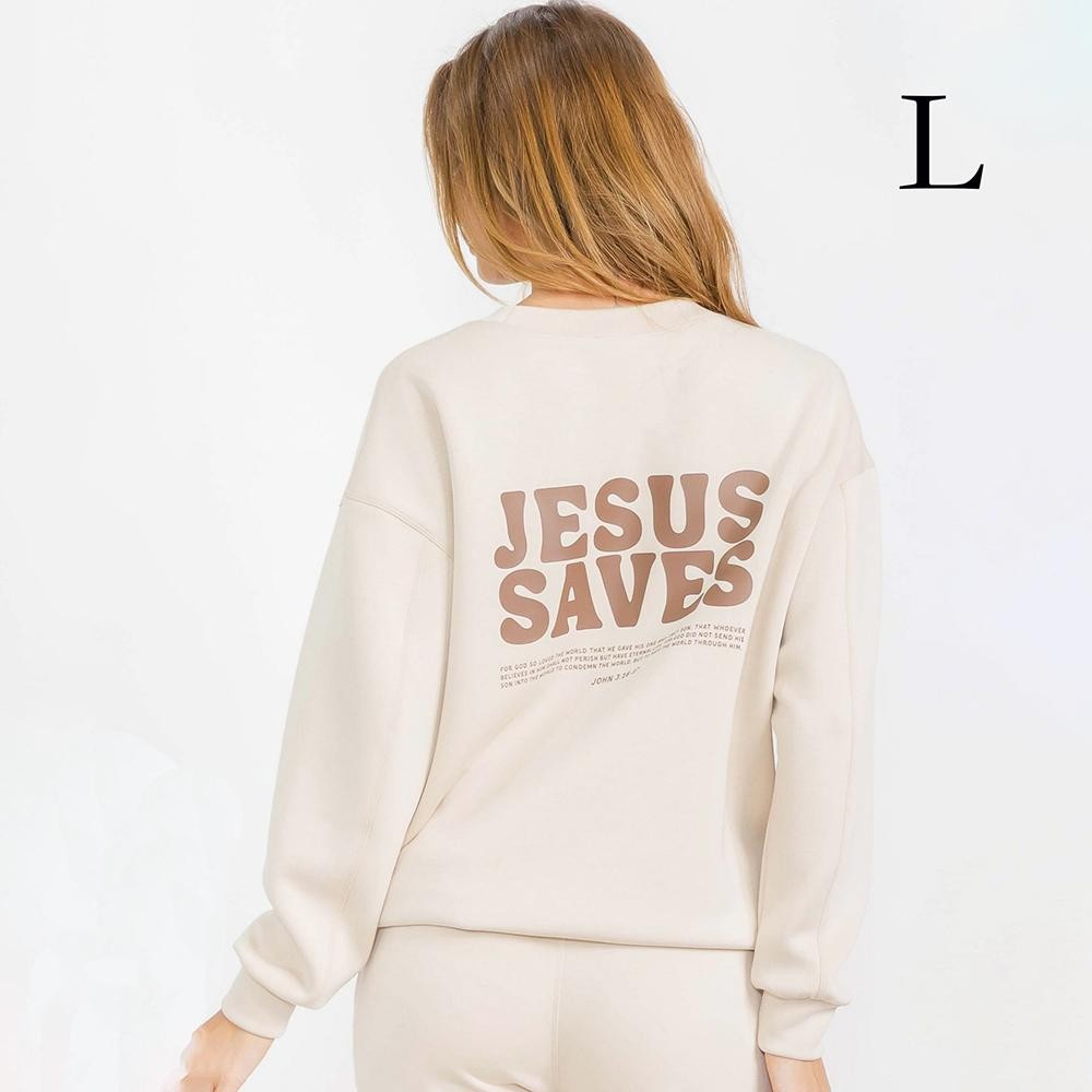 Good News, Jesus Saves Sweatshirt