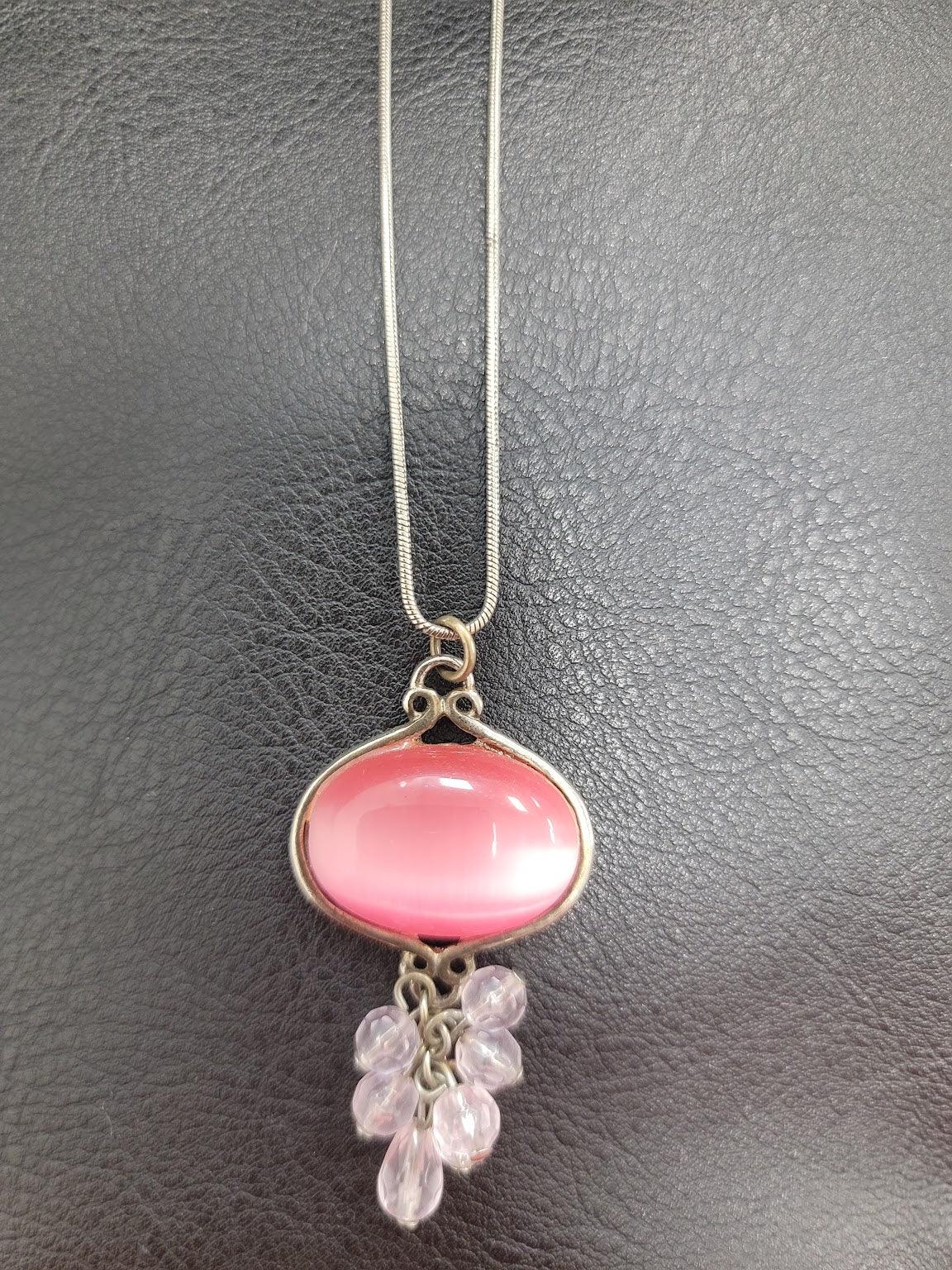 Pink Stone Necklace - Lady Dorothy Boutique