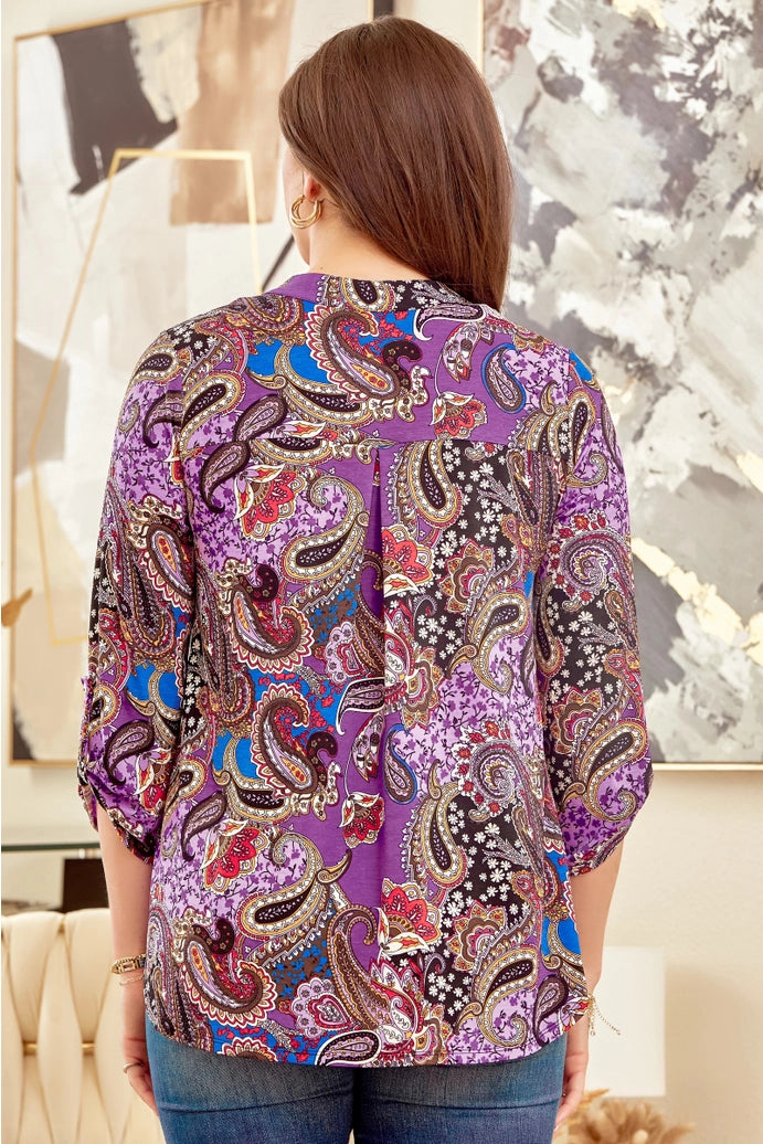 Pretty In Paisley Blouse