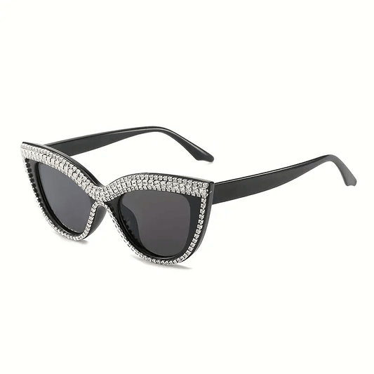 Rhinestone Cat Eye Sunglasses - Lady Dorothy Boutique