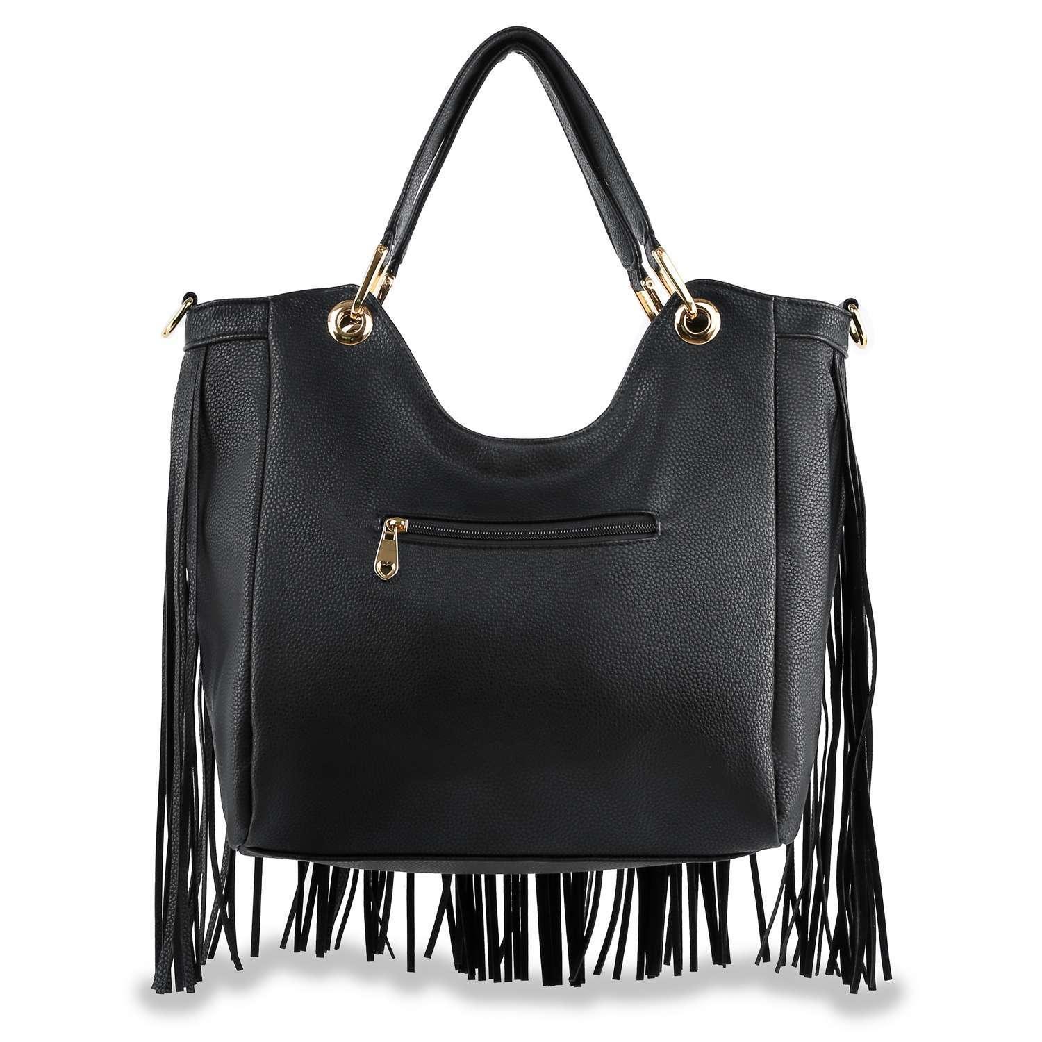 Rhinestone Fringed Handbag - Lady Dorothy Boutique