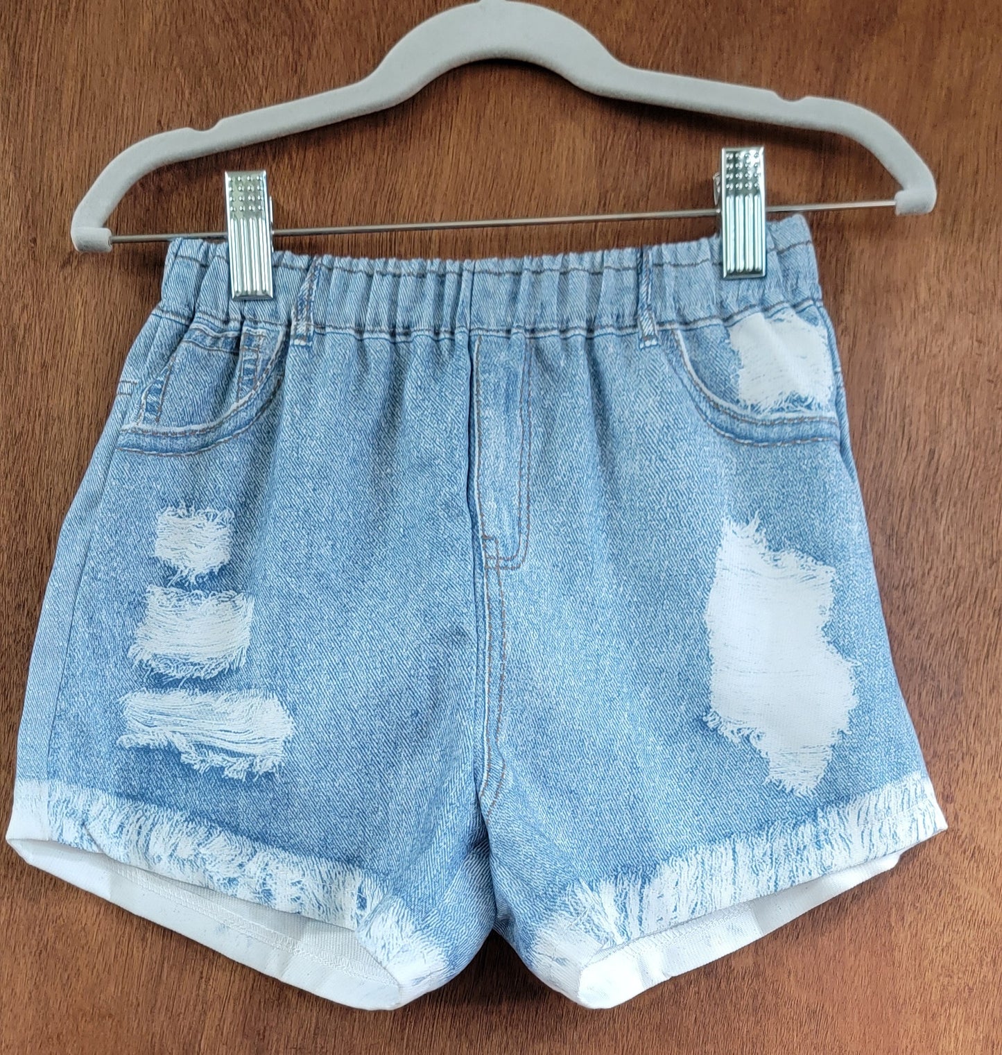 Girls Elastic Waist Shorts