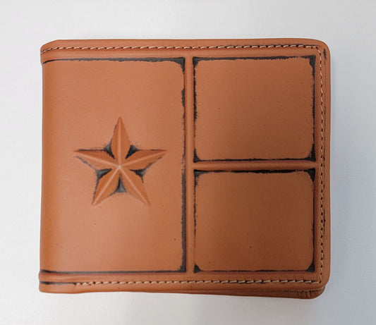 Genuine Leather Bi-Fold Wallet