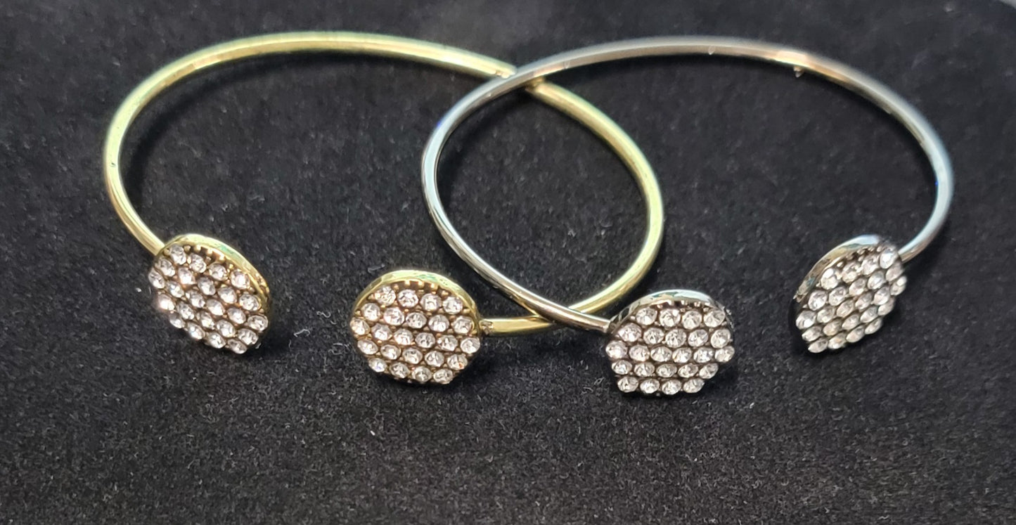 Pave Rhinestone Bangle