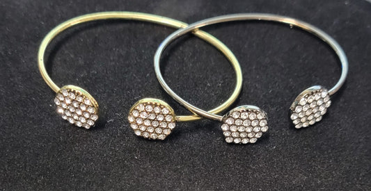 Pave Rhinestone Bangle