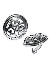 Round Filigree Clip On Earrings - Lady Dorothy Boutique
