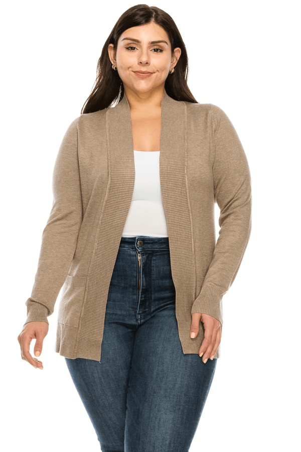 "SHE" Collection Mid Length Cardigan - Lady Dorothy Boutique