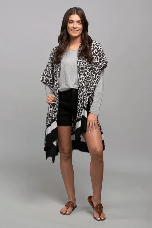 Striped Safari Kimono - Lady Dorothy Boutique