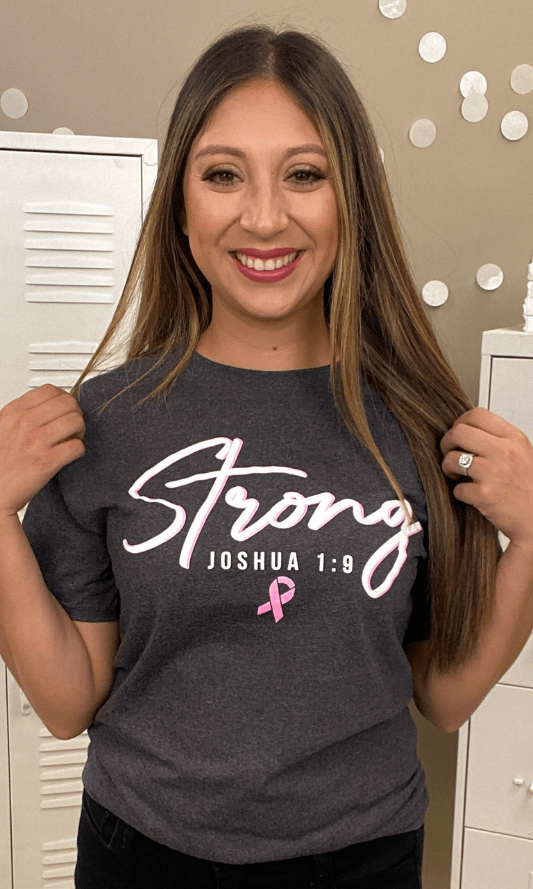 Strong Breast Cancer Tee - Lady Dorothy Boutique