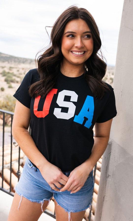 USA Tee - Lady Dorothy Boutique