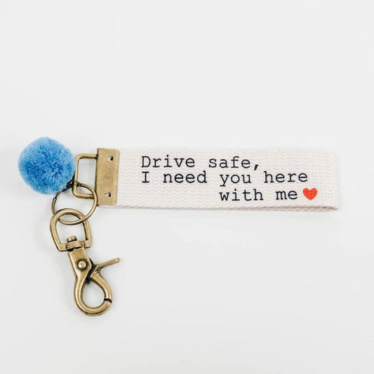Words To Live By Canvas Keychain - Lady Dorothy Boutique