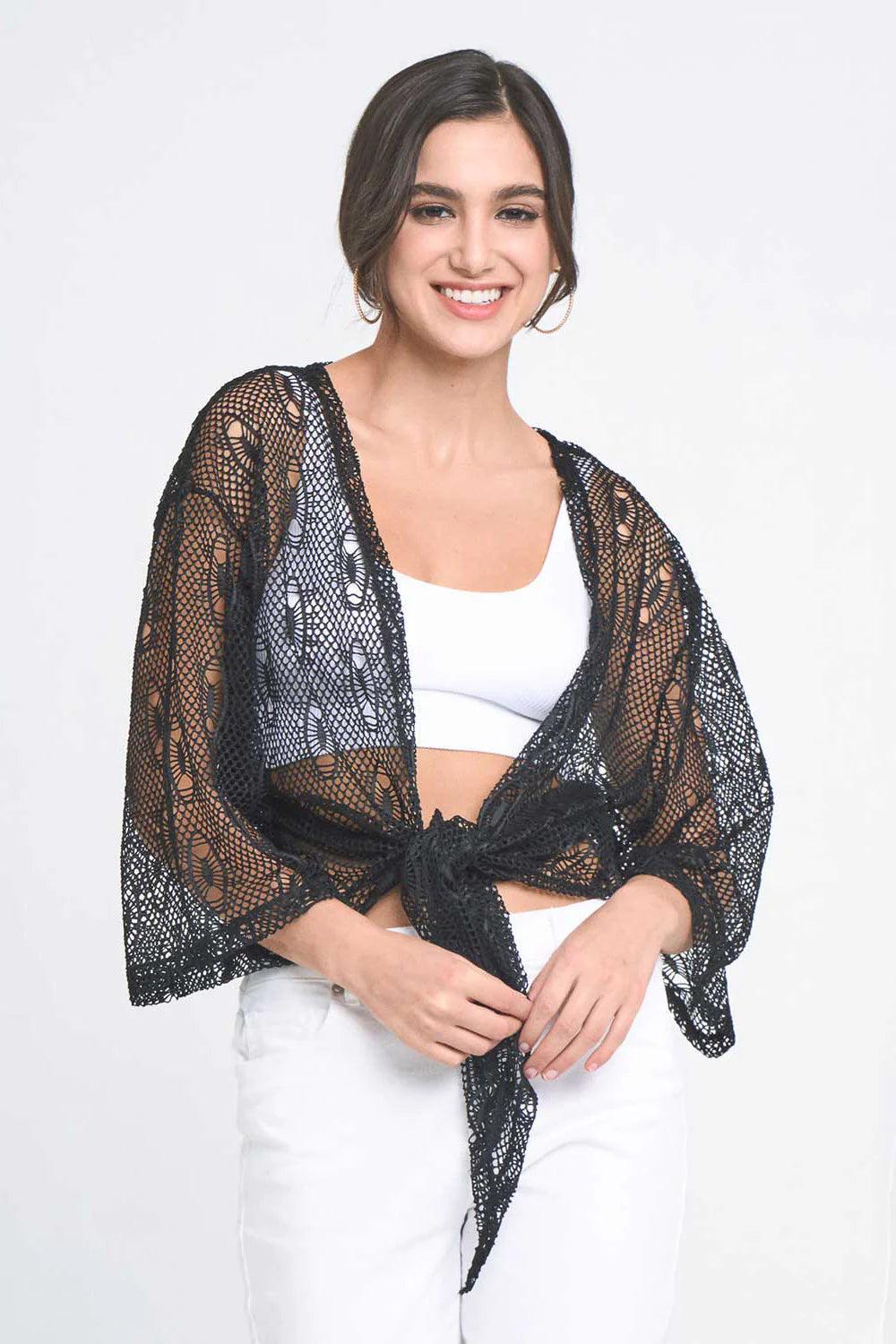 Wrapped In Fancy Shawl - Lady Dorothy Boutique