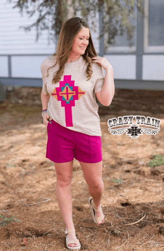 Aztec And Raspberries - Lady Dorothy Boutique