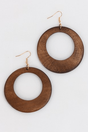 Bohemian Wood Earrings - Lady Dorothy Boutique