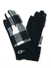 Buffalo Plaid Gloves - Lady Dorothy Boutique