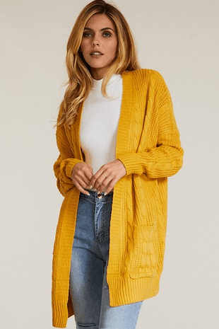 Cable Knit Cardigan - Lady Dorothy Boutique