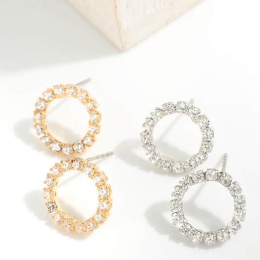 Circular Stud Earrings - Lady Dorothy Boutique