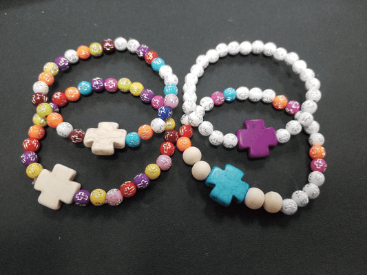 Cross Stretch Bracelet - Lady Dorothy Boutique