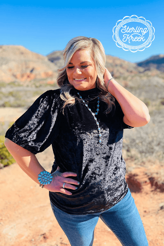 Crushed Bubble Top - Lady Dorothy Boutique