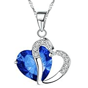 Crystal Heart Pendent Necklace - Lady Dorothy Boutique