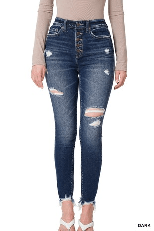 Dressed In Distressed Skinny - Lady Dorothy Boutique