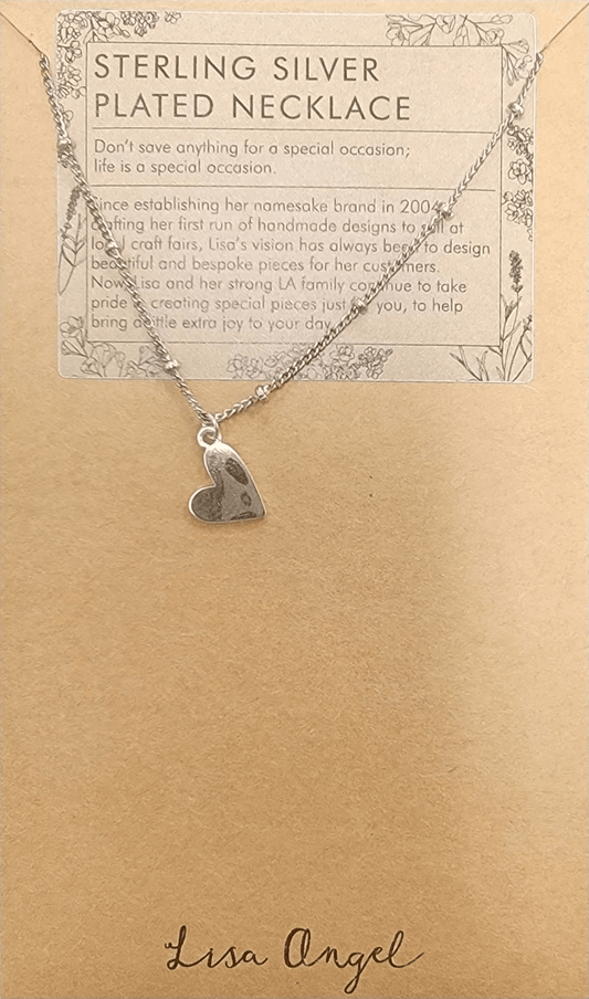 Falling Heart Necklace - Lady Dorothy Boutique
