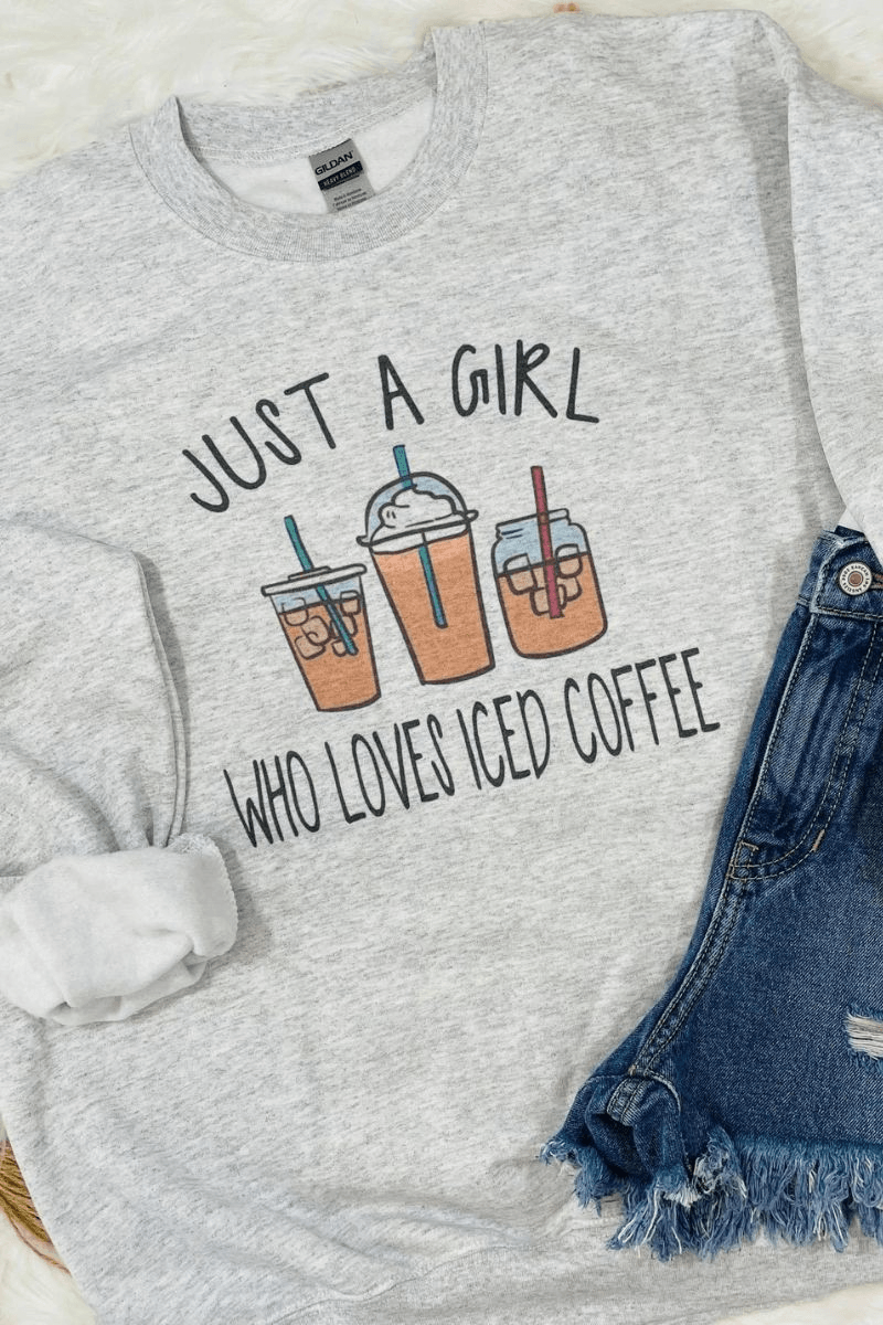 Girl Who Loves Iced Coffee - Lady Dorothy Boutique