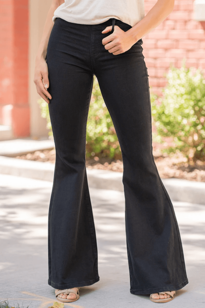 Heaven in Black Flare - Lady Dorothy Boutique