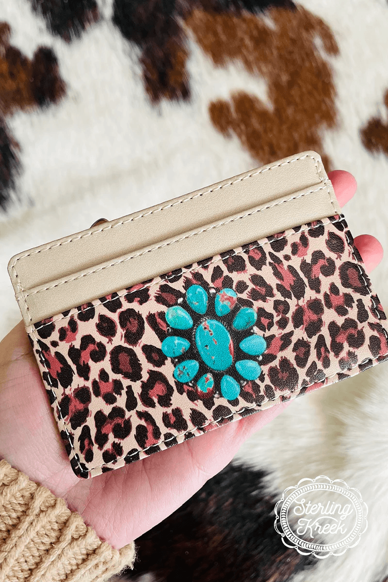Leopard Cowgirl Card Wallet - Lady Dorothy Boutique