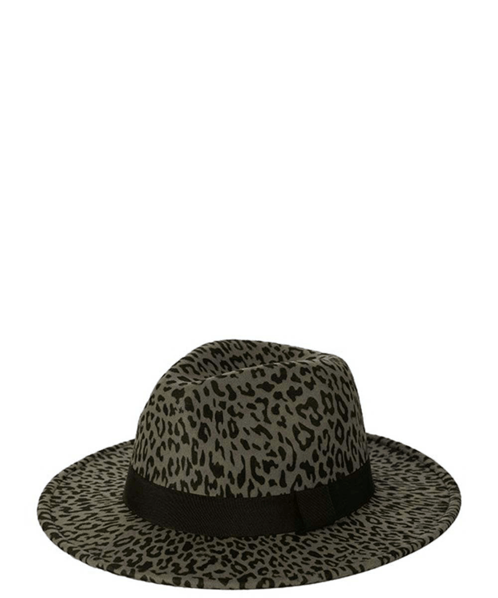 Leopard Fedora - Lady Dorothy Boutique