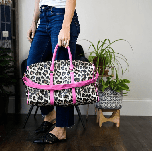 Leopard Getaway Weekender Bag - Lady Dorothy Boutique