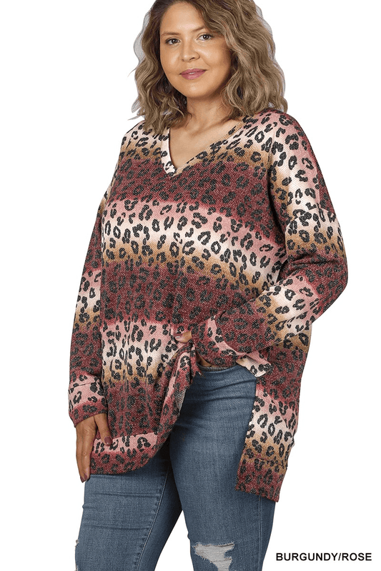 Leopard Sunset Top - Lady Dorothy Boutique