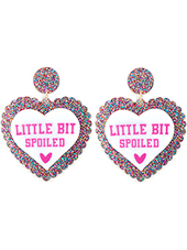 Lil' Bit Spoiled Earrings - Lady Dorothy Boutique