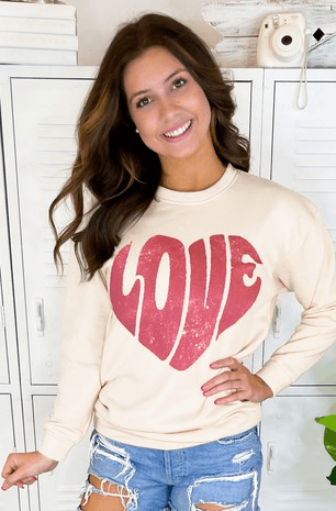 Love Sweatshirt - Lady Dorothy Boutique