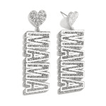 Mama Glitter Earrings - Lady Dorothy Boutique