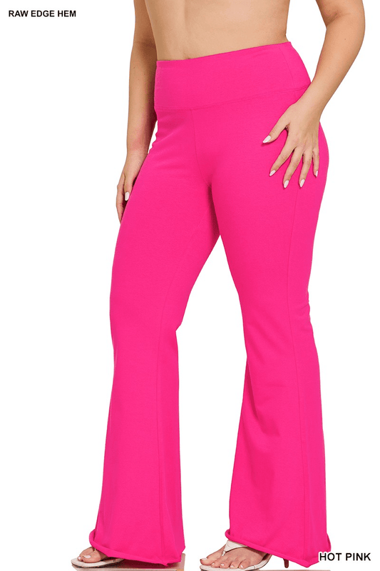Pink Fling Yoga Flares - Lady Dorothy Boutique