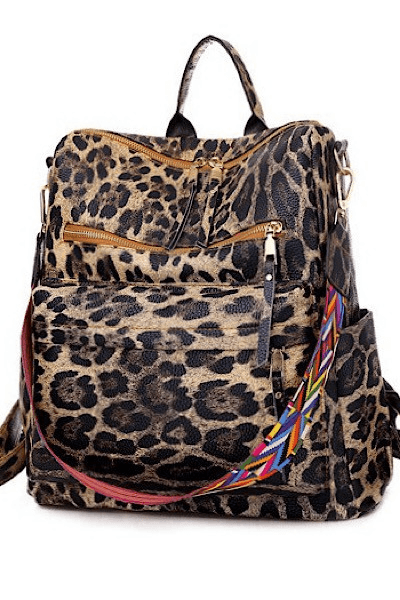 Print Convertible Guitar Strap Backpack - Lady Dorothy Boutique