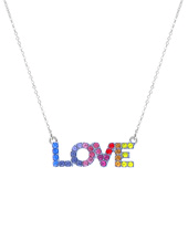Rainbow Pendant Necklace 18" - Lady Dorothy Boutique