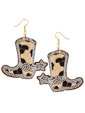 Rhinestone Cowgirl Earrings - Lady Dorothy Boutique