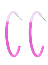 Rubber Two Tone Hoops - Lady Dorothy Boutique