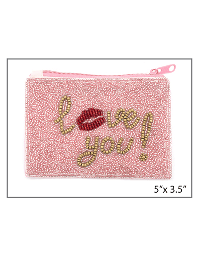 Seed Bead Pouch - Lady Dorothy Boutique