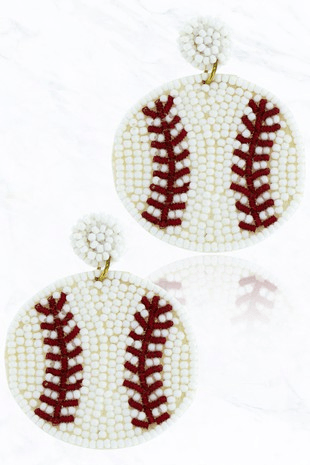 Seed bead Sports Earrings - Lady Dorothy Boutique