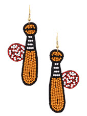 Seed bead Sports Earrings - Lady Dorothy Boutique
