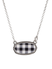 Silver Design Pendant Necklace - Lady Dorothy Boutique