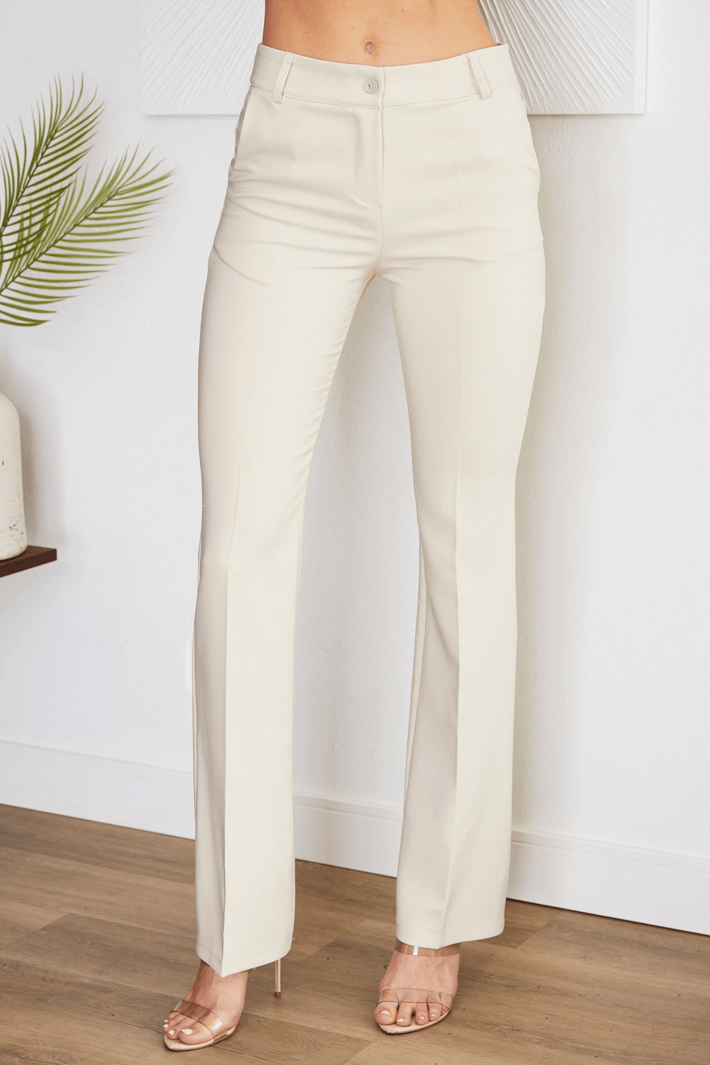 Slim Flare Dress Pants - Lady Dorothy Boutique