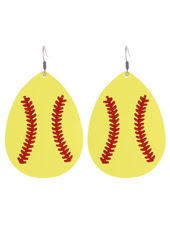 Sport Leather Earrings - Lady Dorothy Boutique