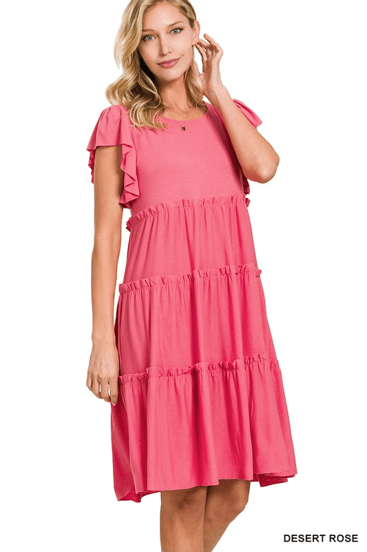 Sunday Brunch Tiered Dress - Lady Dorothy Boutique
