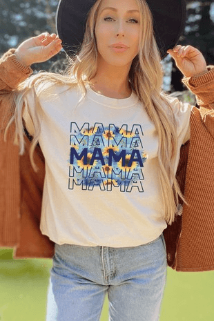 Sunflower MAMA Tee - Lady Dorothy Boutique